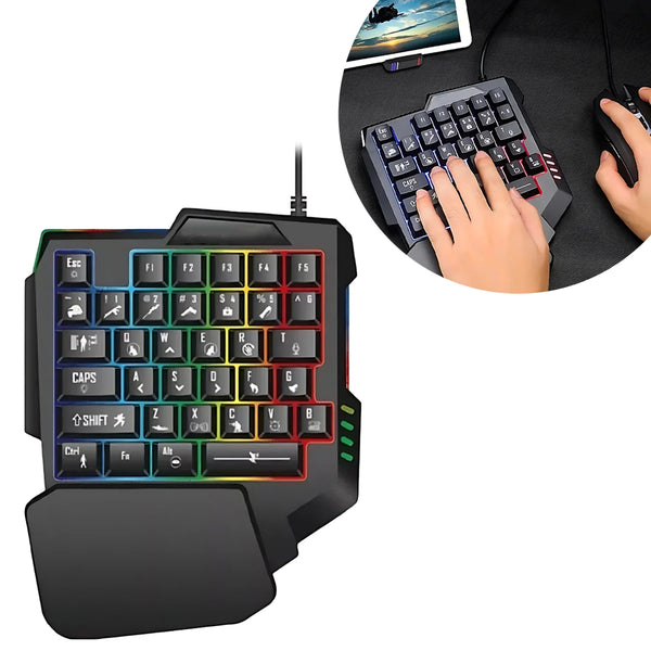 Teclado Gamer Rgb macânico