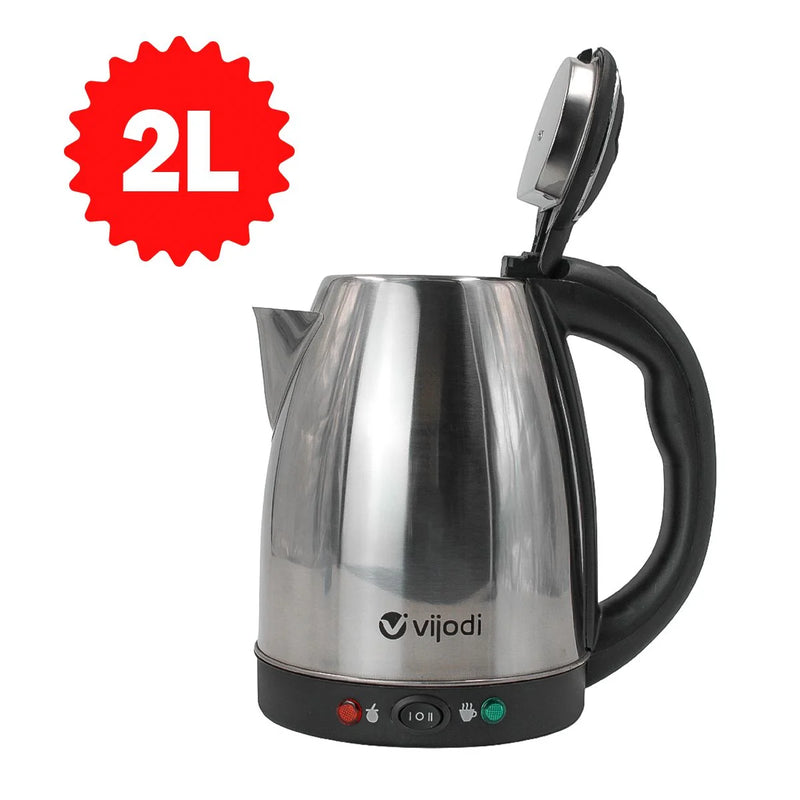Chaleira Elétrica Aço Inox Jarra Bule Portátil