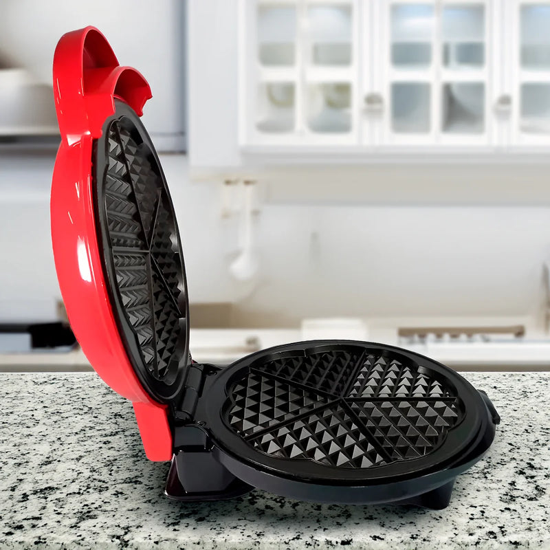 Máquina Elétrica Antiaderente Para Waffles
