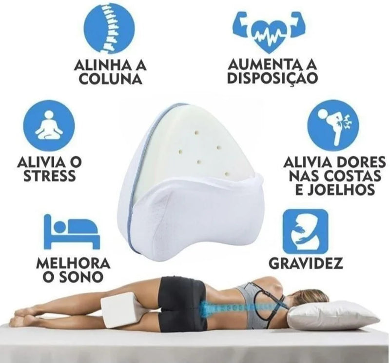 Travesseiro de Quadril Ortopédico para Alívio de Dores