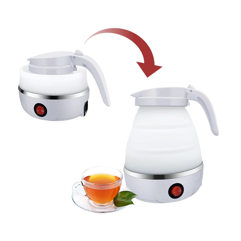 Chaleira Elétrica Dobrável Jarra Bule Silicone