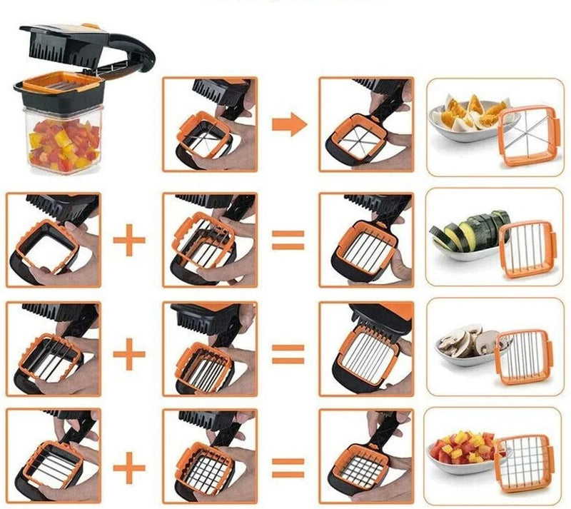 Mini Fatiador 5 Em 1 Frutas Verduras Legumes